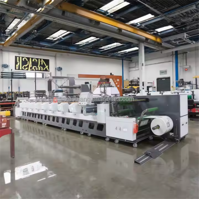 8-цветная флексографская печатная машина для многоцветной печати этикеток, наклеек и упаковки 0