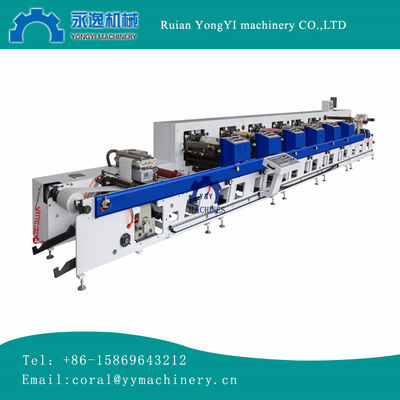 RY-320 8-цветная флексографская печатная машина с двойным сервомотором для печати наклейки PA PE CPP, станция печати
